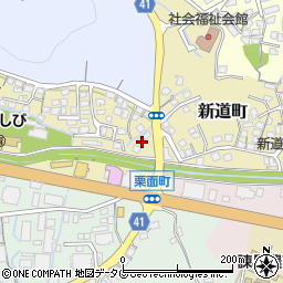 長崎県諫早市新道町63周辺の地図