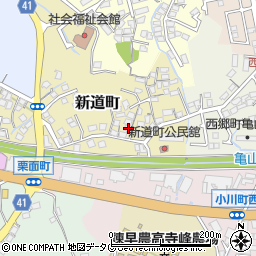 長崎県諫早市新道町186周辺の地図