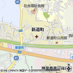 長崎県諫早市新道町200周辺の地図