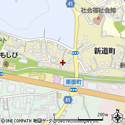 長崎県諫早市新道町241周辺の地図