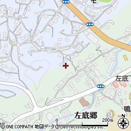 長崎県西彼杵郡時津町左底郷304周辺の地図