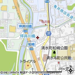 熊本県熊本市北区清水本町19-29周辺の地図