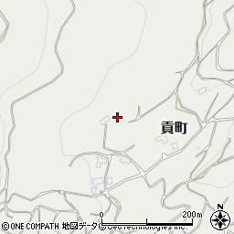 熊本県熊本市北区貢町2303周辺の地図