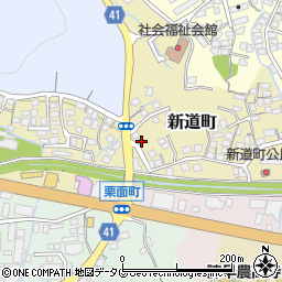 長崎県諫早市新道町210周辺の地図