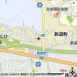 長崎県諫早市新道町62周辺の地図