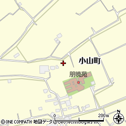 熊本県熊本市東区小山町2212周辺の地図