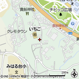長崎県諫早市栗面町327周辺の地図