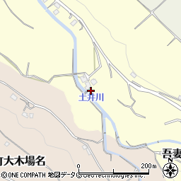 長崎県雲仙市吾妻町田之平名544周辺の地図