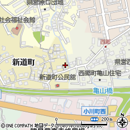 長崎県諫早市新道町230-5周辺の地図