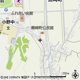 長崎県諫早市黒崎町348周辺の地図