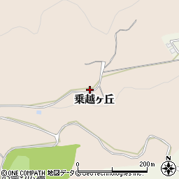 熊本県熊本市北区乗越ヶ丘周辺の地図