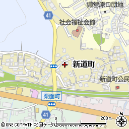 長崎県諫早市新道町211-10周辺の地図