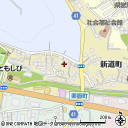長崎県諫早市新道町240-52周辺の地図