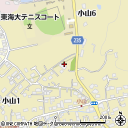 熊本市民葬祭・メルシー周辺の地図