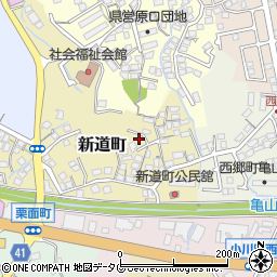 長崎県諫早市新道町191-6周辺の地図