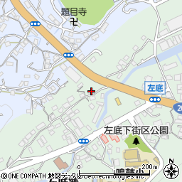 長崎県西彼杵郡時津町左底郷55周辺の地図