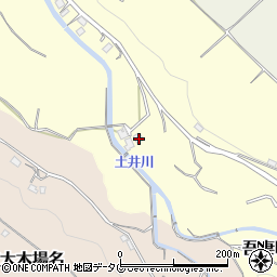 長崎県雲仙市吾妻町田之平名561周辺の地図