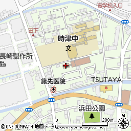 時津町コミュニティセンター周辺の地図