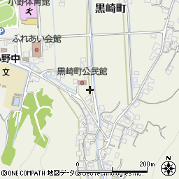 長崎県諫早市黒崎町195-1周辺の地図