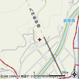 熊本県熊本市北区釜尾町983周辺の地図