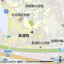 長崎県諫早市新道町220-7周辺の地図