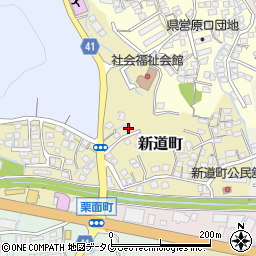 長崎県諫早市新道町211周辺の地図