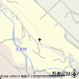 長崎県雲仙市吾妻町田之平名691周辺の地図