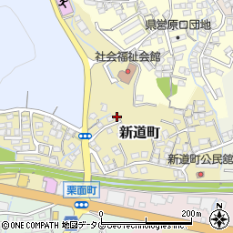 長崎県諫早市新道町211-9周辺の地図