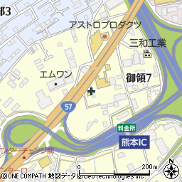 株式会社アマダマシナリー　熊本サービスセンター周辺の地図