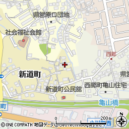 長崎県諫早市新道町231-7周辺の地図