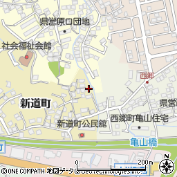 長崎県諫早市新道町231-3周辺の地図