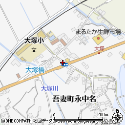 長崎県雲仙市吾妻町永中名220周辺の地図