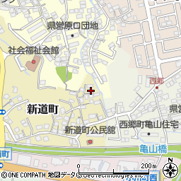 長崎県諫早市新道町231-5周辺の地図