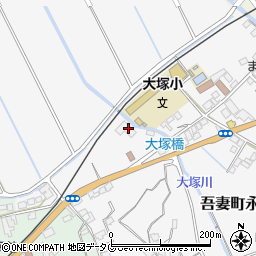 長崎県雲仙市吾妻町永中名70周辺の地図