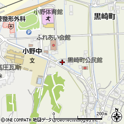 長崎県諫早市黒崎町190周辺の地図