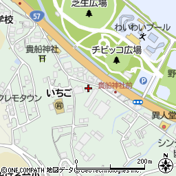 長崎県諫早市栗面町208周辺の地図