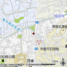 熊本県熊本市北区清水本町27周辺の地図