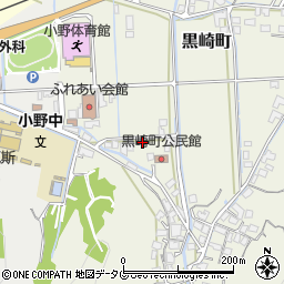長崎県諫早市黒崎町206周辺の地図