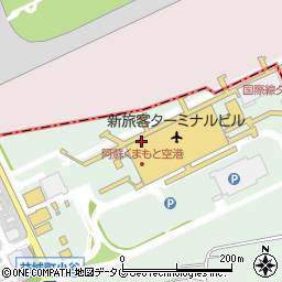 熊本銀行阿蘇くまもと空港 ＡＴＭ周辺の地図