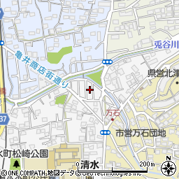 熊本県熊本市北区清水本町26周辺の地図