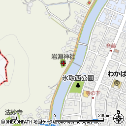 岩淵神社周辺の地図