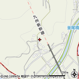 熊本県熊本市北区釜尾町985周辺の地図