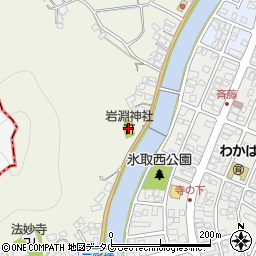 岩淵神社周辺の地図