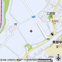 熊本県熊本市東区上南部周辺の地図