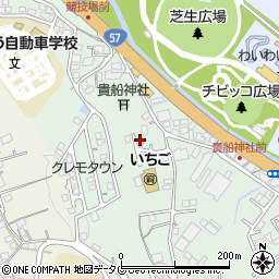 長崎県諫早市栗面町299周辺の地図