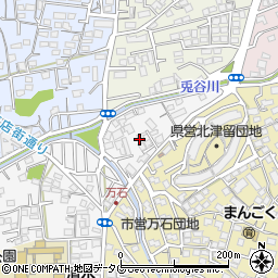 熊本県熊本市北区清水本町33周辺の地図