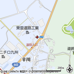 ファミリーマート熊本空港通り店周辺の地図