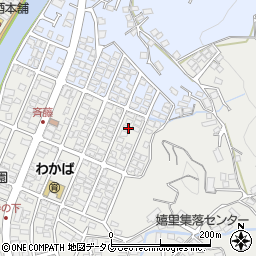 長崎県西彼杵郡長与町嬉里郷1185-2周辺の地図