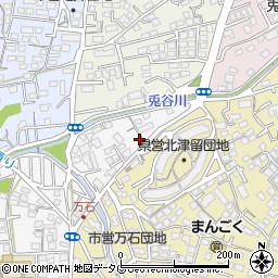 熊本県熊本市北区清水本町33-34周辺の地図