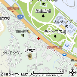 長崎県諫早市栗面町213周辺の地図
